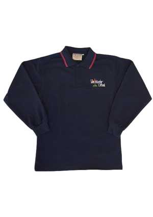 Westminster Christian Sch. LS Polo Navy/Red